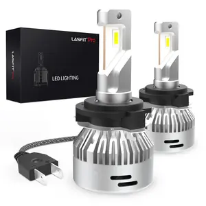Lasfit Pro Series H7 LED Bulbs w/Retainer Adapter Fit for Volkswagen BMW Mercedes Benz | 2 Bulbs