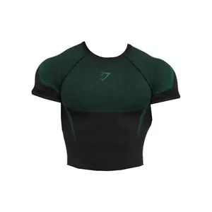 Gymshark Onyx 5.0 Seamless T-shirt Black/Lift Green (men) by StockX