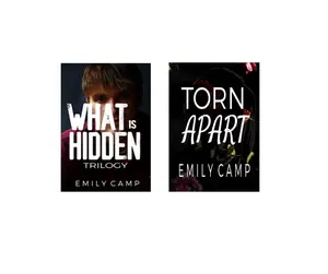 OMNIBUS BUNDLE two paperbacks signed What is Hidden and Torn Apart