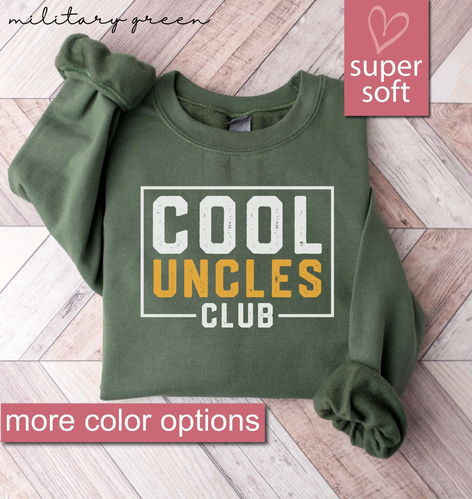 Cool Uncles Club Sweatshirt, Uncle Sweatshirts, Gift For Uncle, Uncle Announcement Sweaters, Brother Gifts, Father's Day Sweater, Dad Gift