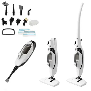 [Flash Sale] GLEEHILL 10-in-1 Steam Mop & Handheld Steamer, 1550W, 8m Cord, Steam Mop for Hardwood Floors, Washable Pad, Multi-Functional Accessory for Floors, Carpets, Tile, Grout & Glass, Chemical-Free