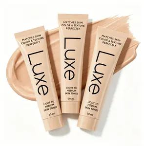 3PCS Luxurious Smart Color-Adapting Foundation | Long-Lasting, Radiance-Enhancing Base Makeup. Creates a Smooth, Even, and Flawless Complexion. Buildable Coverage (from Light to Medium, or Medium-Deep to Deep). Lasts up to 12 Hours.