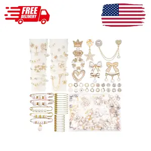 60 Pcs Junk Socks Charms Kit, Gold
