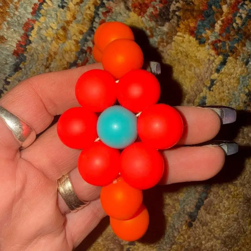 Silicone bead bracelets