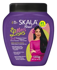 Mais Lisos Hair Type 1A - Hydrate Waves, Anti-Frizz 2 IN 1 Conditioning Treatment and Combing Cream
