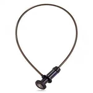 Oplace Hidden Handlebar Cable Lock - Bar-End Security for Road & MTB (Black or Silver)