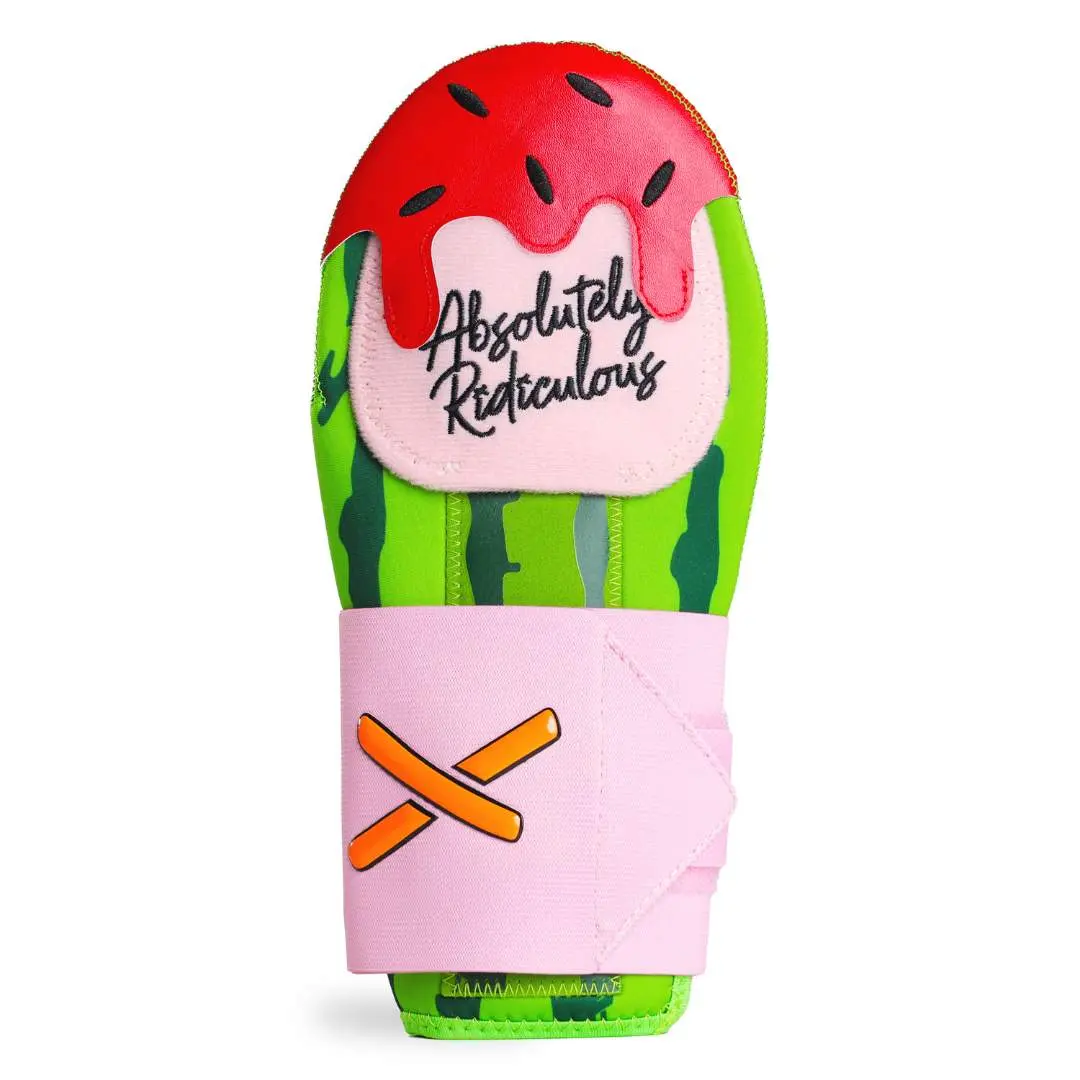 watermelon sliding mitt