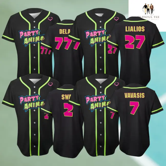 Game Day Baseball Jersey, Black Short Sleeve Athletic Shirt, Unisex Sportswear, Custom name baseball jersey, #baseballjersey #gamedayoutfit #mensfashion #jerseystyle #tiktokshop #viraloutfit #fanwear #athleticstyle