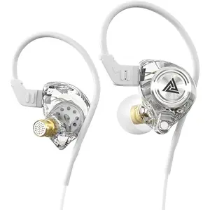 QKZ AK3 Portable Wired In-Ear Earbuds with Mic, HiFi Subwoofer, Noise Cancelling, 3D Stereo Sound, Gaming Earbuds for Gaming, Sports Headphones