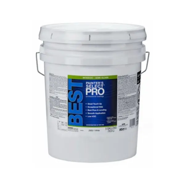 True Value Manufacturing 240494 5 gal 200S White Semi Gloss Wall Paint