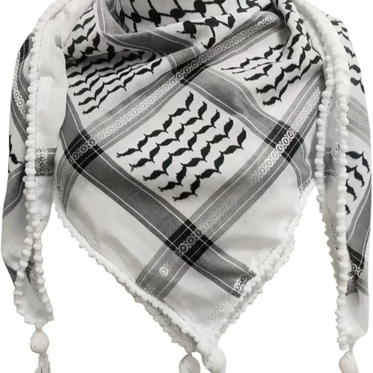 Authentic Palestinian Kuffiya with tassels