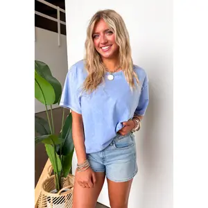 Melena Mineral Washed Relaxed Top - BACK IN STOCK