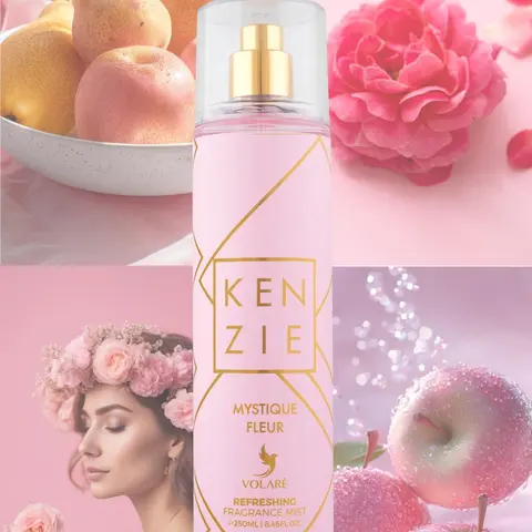 Body Mist Kenzie Mystique Fleur 250ml Volare Perfumes Fragrances Floral Chypre Scent Eau De Cologne