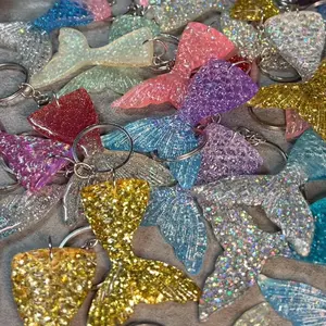 Mermaid tail keychain