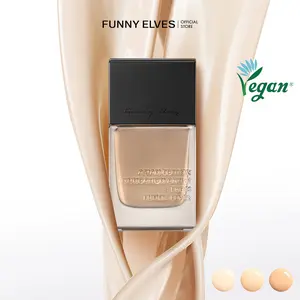 Funny Elves Soft Matte Long-Lasting Foundation - 25ml Cosmetic Makeup for All Skin Types