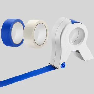 Masking Tape Set, 3 Counts/set Portable Masking Tape Applicator, Masking Tape Cutter, Professional Paint Masking Tape Self Adhesive for Painting, Decoration, Window & Door Frame