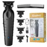 KEMEI 2299 Professional T-Blade Fast-Charging Cordless Clippers for Men - Barber Equipment, Adjustable Guard, Battery-Powered Handheld, Beard Shaping, Buzzcut Hair Trimmers & Clippers, Home Haircut Tool, Halloween Gift (Beauty & Personal Care Appliance),