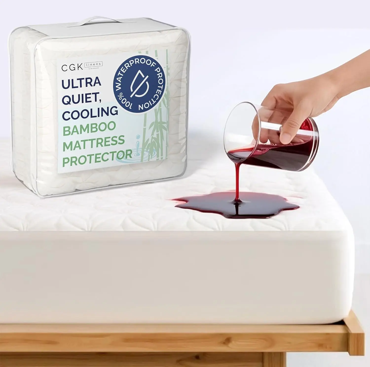Premium Waterproof Bamboo Mattress Cover Premium Waterproof Bamboo Mattress Cover