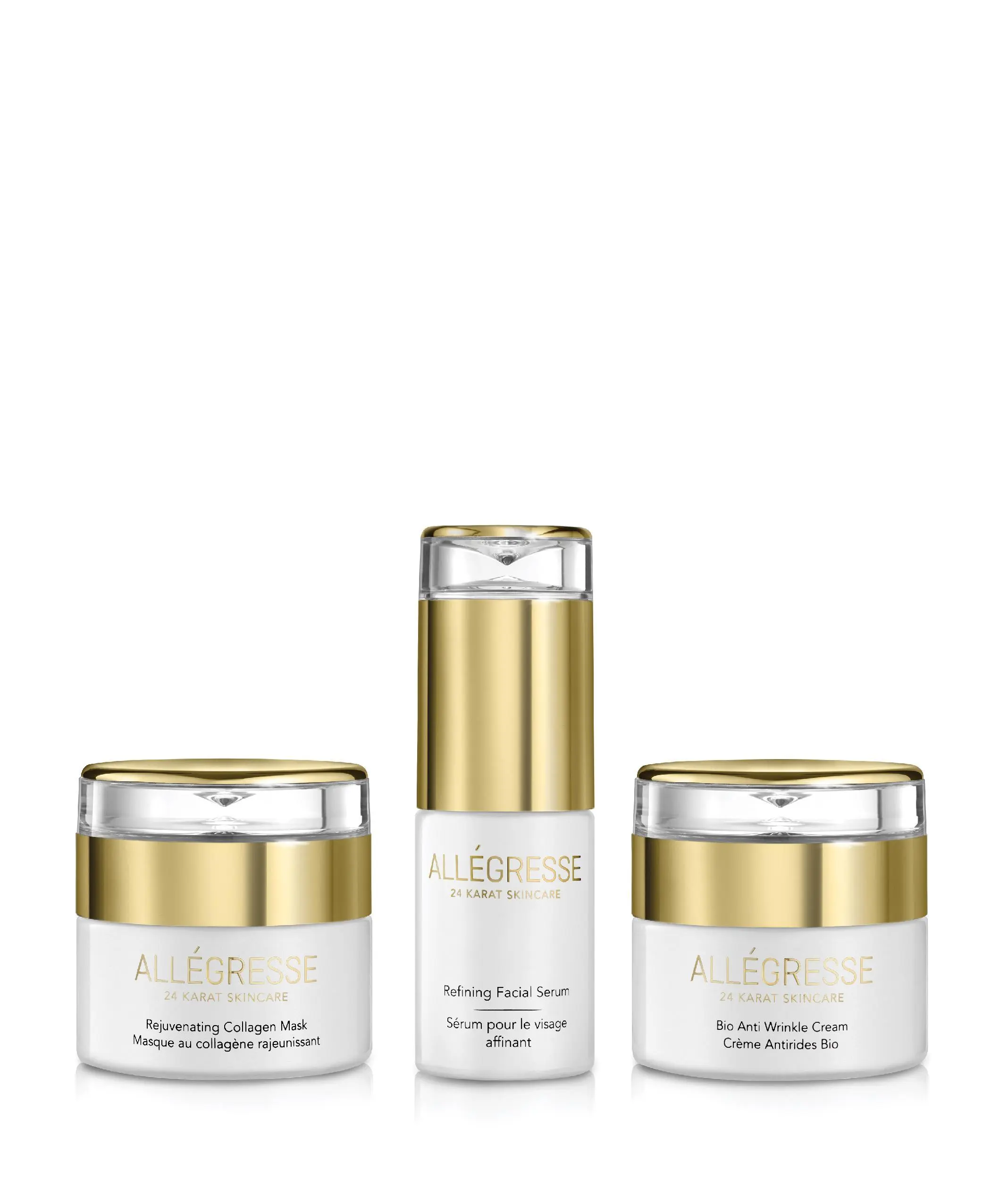 Allegresse 24 Karat Skincare Anti Aging 3-Piece Set