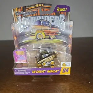 Cartuned Lowriders Series 1 '58 Chevy Impala Low Rider Car Tuned Collectible Model