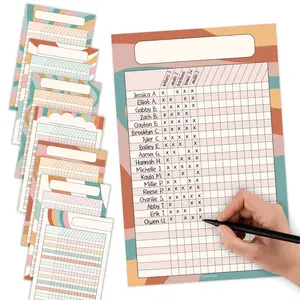 Homework Trackers | Set of 8 | School Supplies Visual Learning Tools Sticker Packs