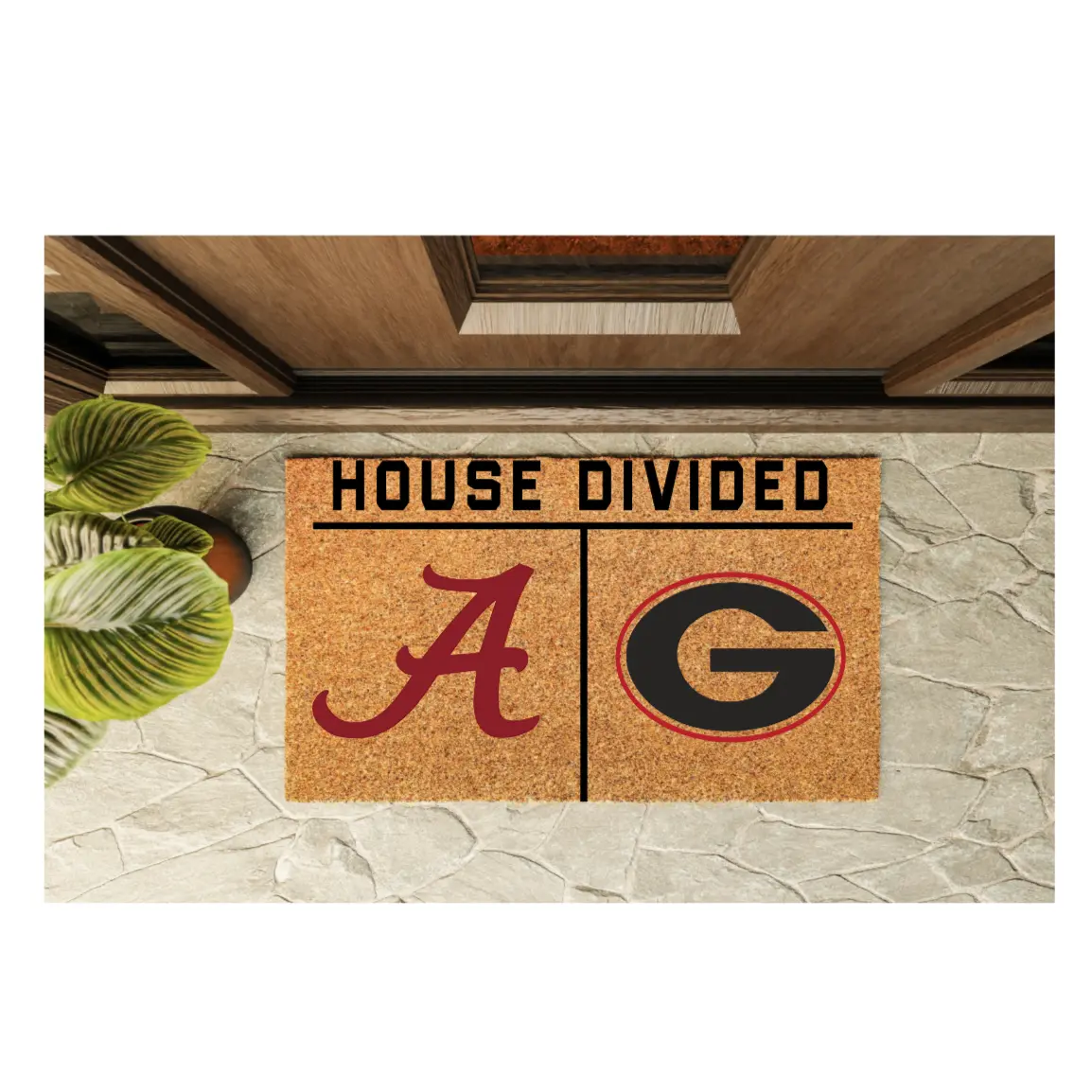 House Divided Door Mats