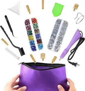 6056 PCS Hotfix Rhinestones Applicator, Hot Fix Applicator Tool Bedazzler Kit with rhinestones, Kit, Hot Fixed Wand for Clothes Clothing Fabric Crafts