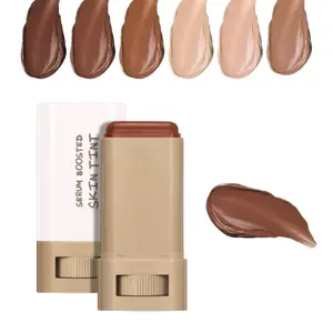 Skin Tint Balm for Black Women, Vitaliq Skin Tint, Skween Serum Boosted Hydration Beauty Balm, Foundation Face Stick for Women Hydrates