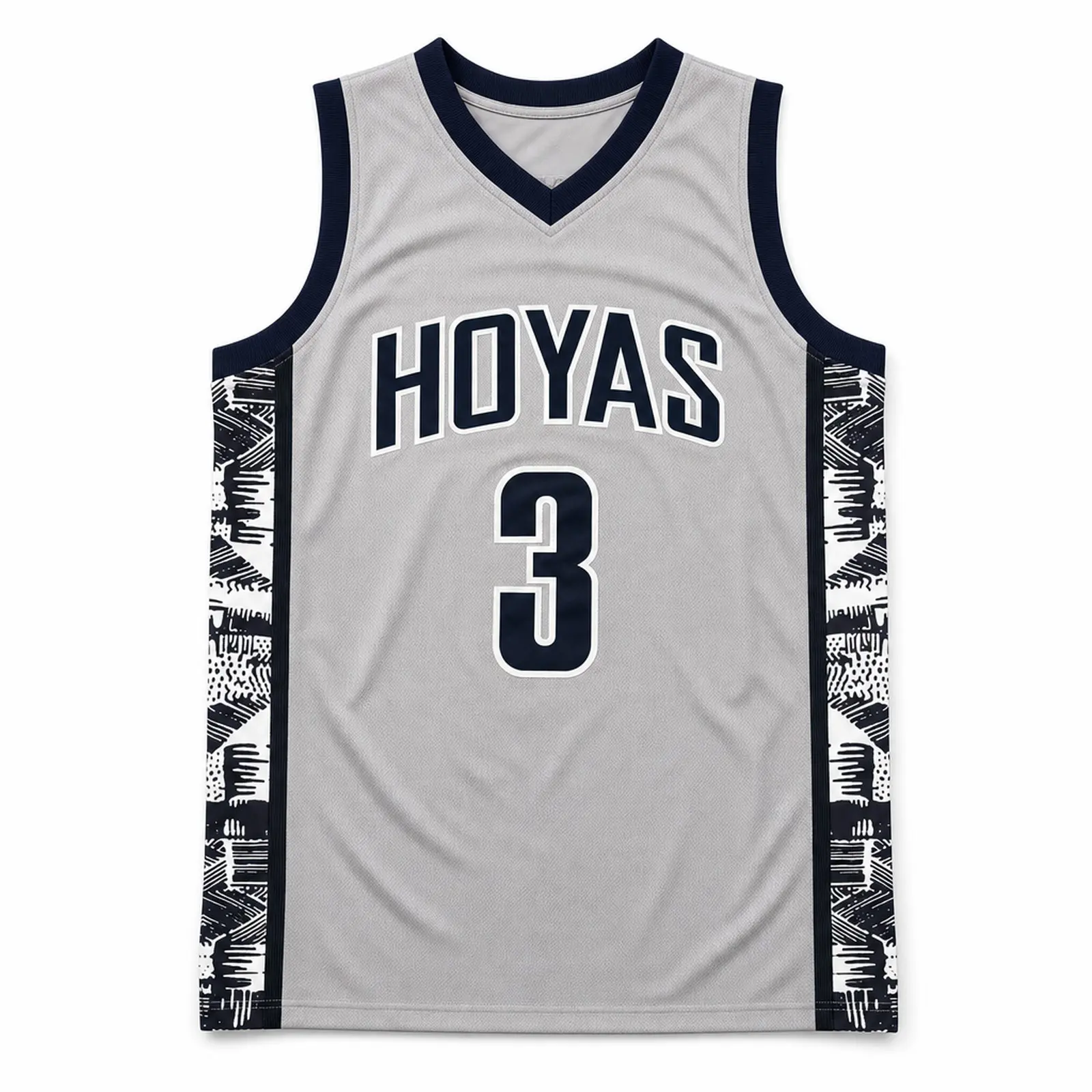 Allen Iverson #3 Mens Basketball Jersey Georgetown Hoyas Jersey All Stitched