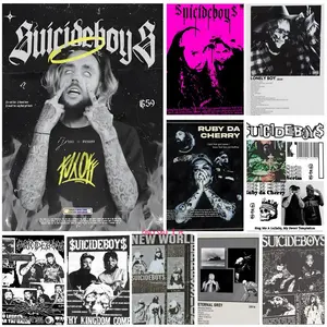 Suicideboys Poster Bedroom Home Decor Art Poster Perfect Gift for Family and Friends