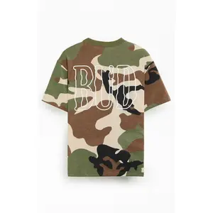 Budweiser Men's By Pacsun Camo Initials T-Shirt - Multicolor