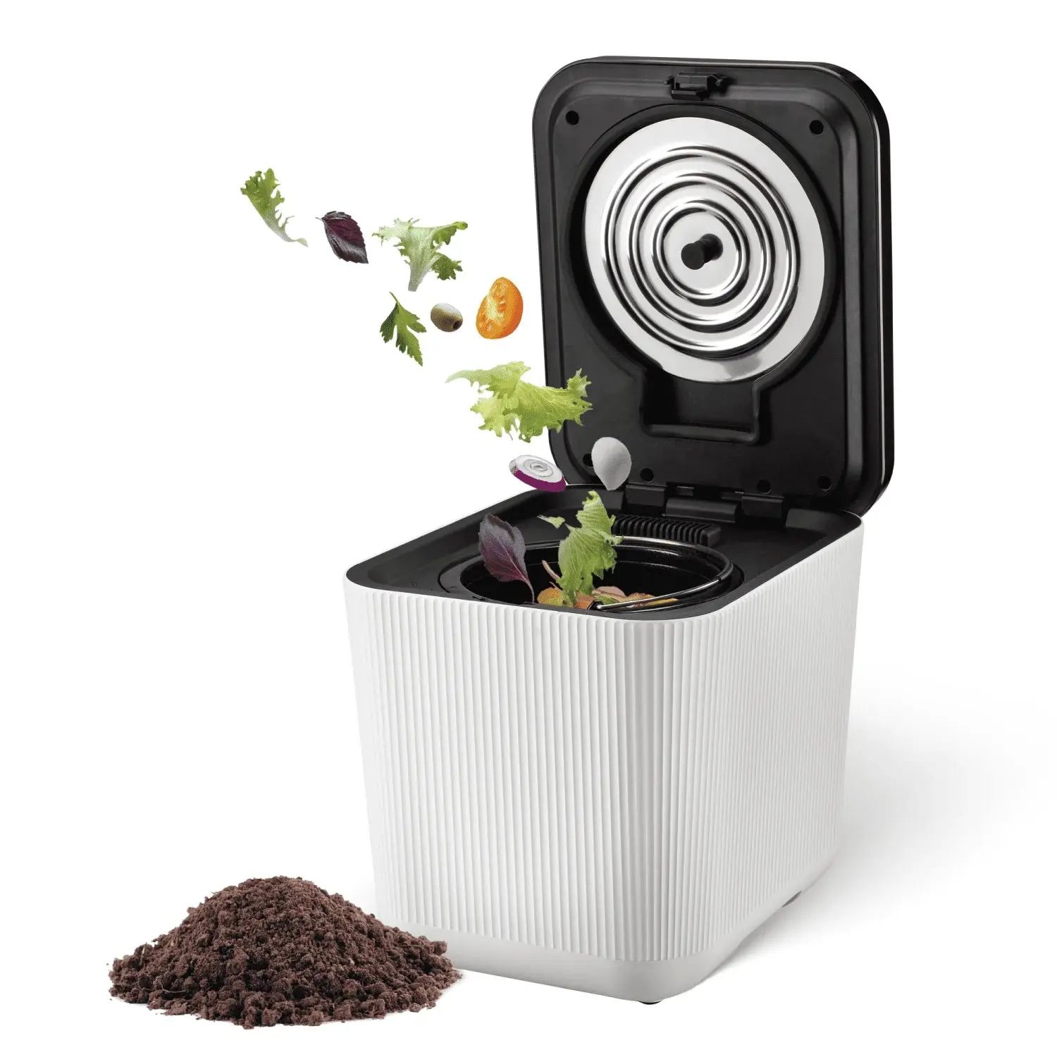 White Kitchen Electric Compost Bin 3L White Kitchen Electric Compost Bin 3L