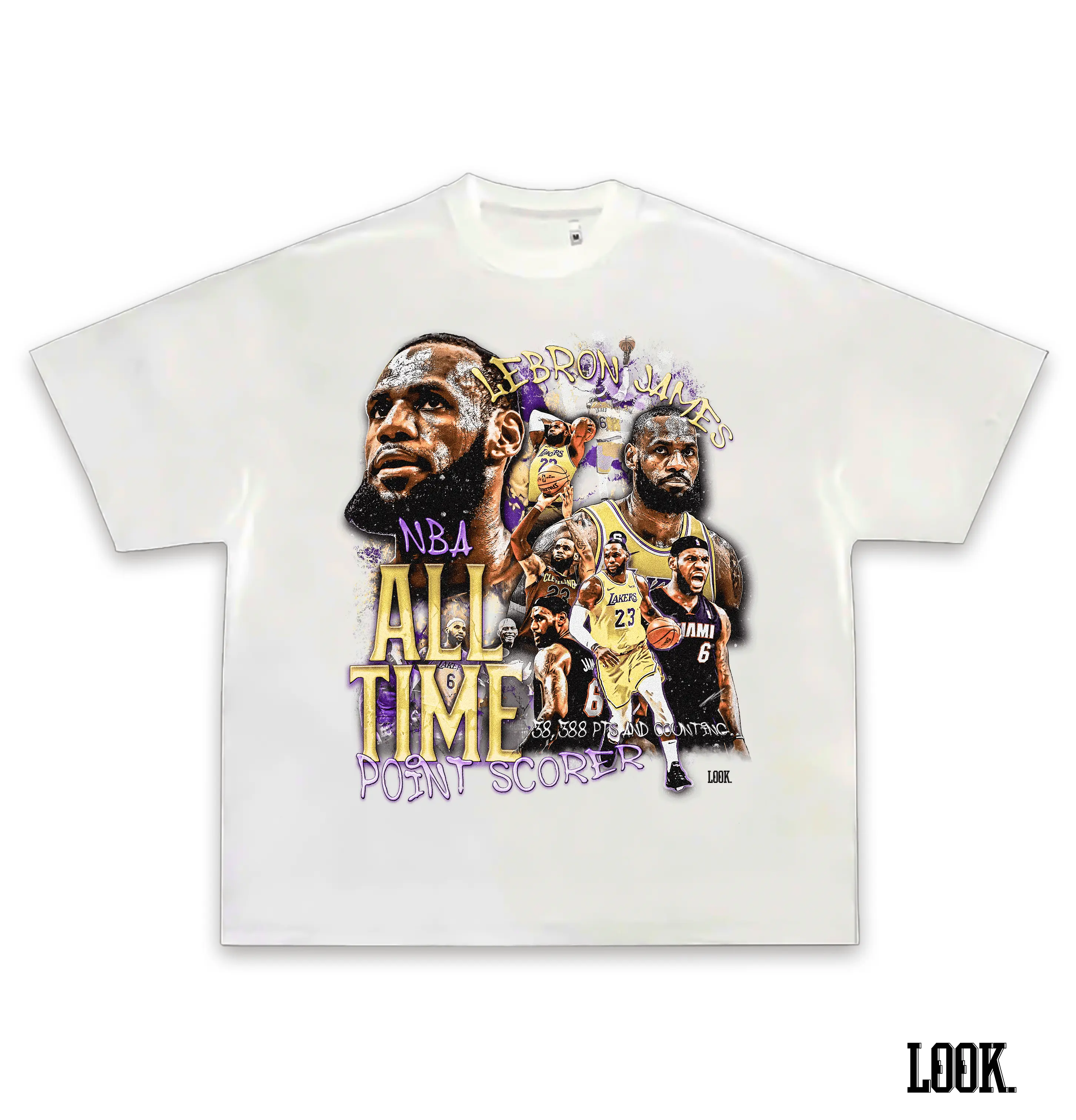 Lebron James ALL-TIME Graphic Tee, Y2K Rap Streetwear T-Shirt, Unisex Crew Neck Tee, Vintage Hip-Hop Graphic, Sports Style, Casual Cotton Fit