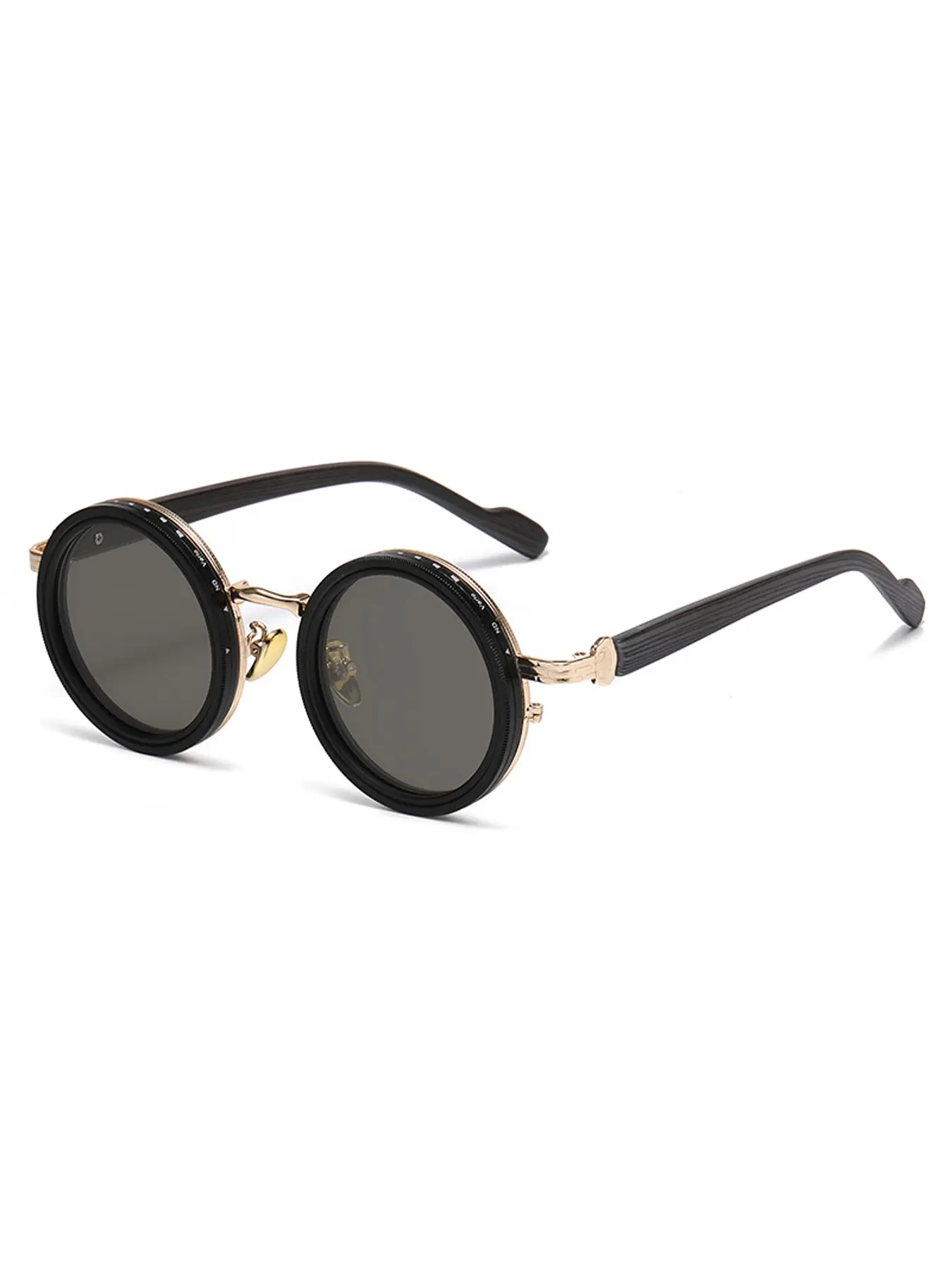Fashion Wood Grain Adjustable Dimming Glasses 9 Level UV400 Fishing ND Filter Eyewear Driving Modern Frames Stylish Sunglasses Trendy Shades Trendy Casual Sunglasses