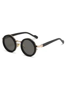 Fashion Wood Grain Adjustable Dimming Glasses 9 Level UV400 Fishing ND Filter Eyewear Driving Modern Frames Trendy Casual Sunglasses