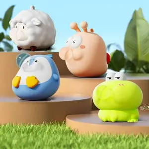 Cute Animal Spitting Bubbles Squish Squeeze Toy, Anxiety Stress Relief Sensory Antistress Toys, Adult Birthday Christmas Gift