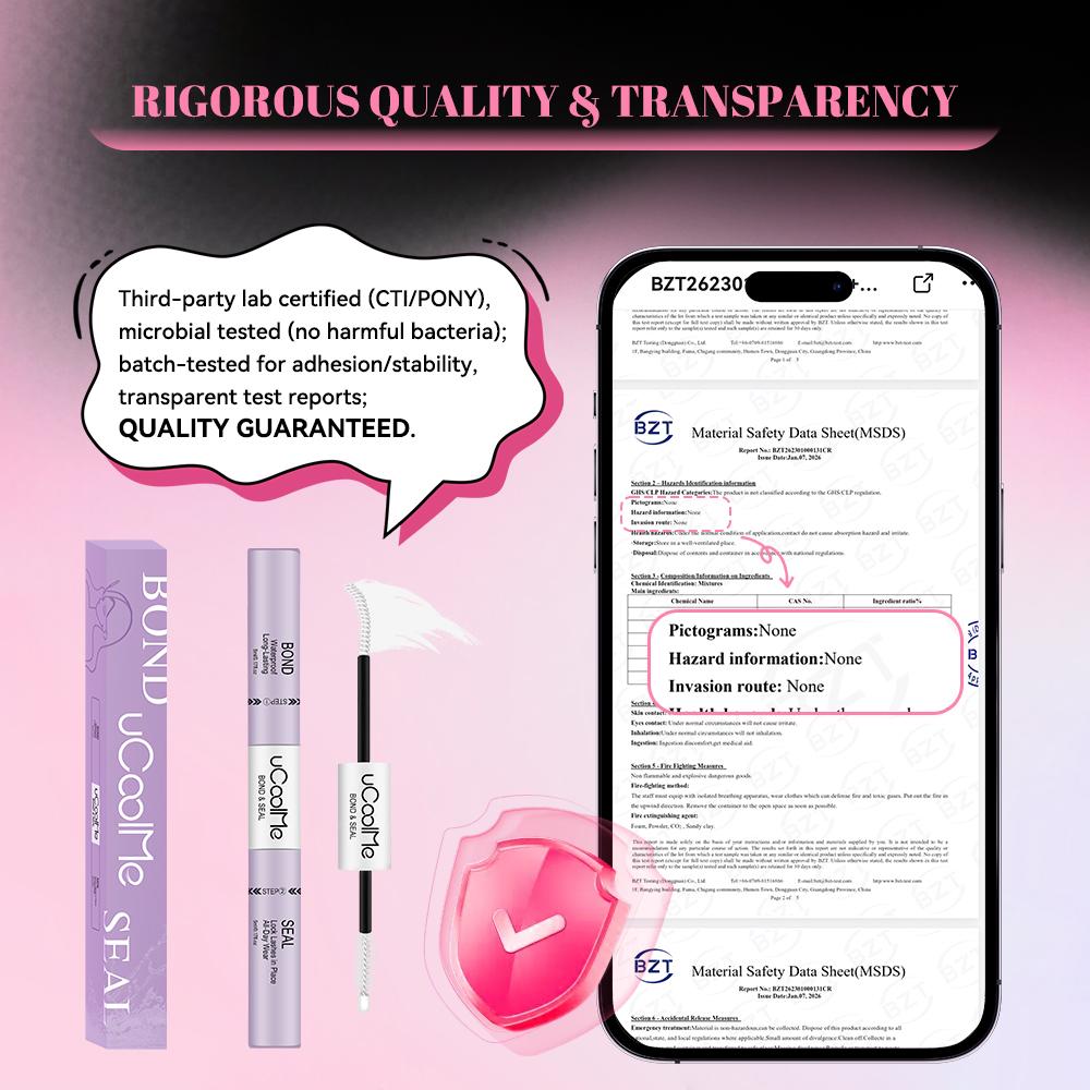 Summer-Proof Waterproof Eyelash Glue  | 24H Hold | No Smudge | #1 for Waterparks & Sweat Spring Glow-Up