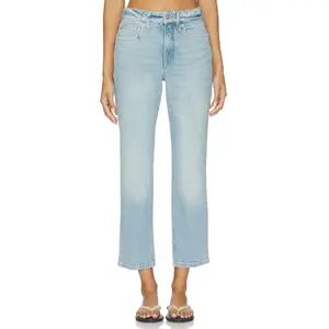 Good American Good Icon Straight Ankle Jeans in Indigo1137