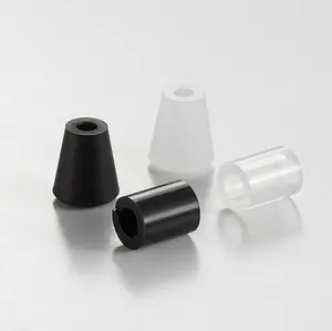 Replacement Feet and Bumpers for Stainless Steel Sink Grid SVGP02, Supersoft Silicone Material, Both Black and Clear Color Sets Included