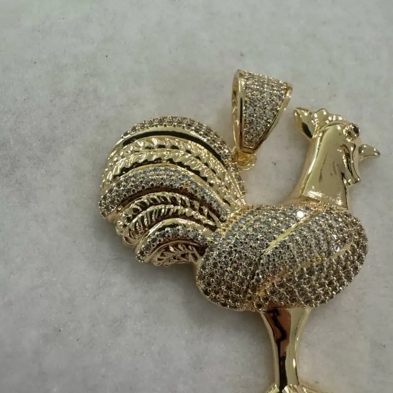 Pendant gallo circonias
