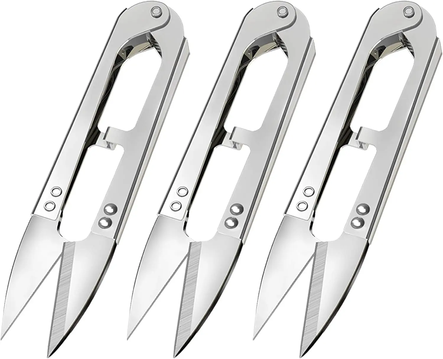 3 count Sewing  Clippers, Multipurpose Quick-clip Yarn Thread , Portable Embroidery Thrum Fishing Thread , Mini Snips Trimming Nipper for Stitch,Crafts, DIY Projects