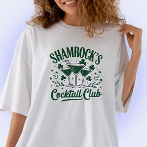 Vintage Lucky St. Patrick’s Day Shirt, Retro Shamrock Tee, Funny Irish Clover T-Shirt, Cute Green Holiday Outfit, St. Paddy’s Party Tee |P15
