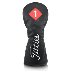 Titties Head Cover, Funny Driver Headcover, Parody Style, Funny Golf Head Covers, Cover for Men, Premium, Fits 460cc, Funny Golf Gift, Golf Head Covers Funny