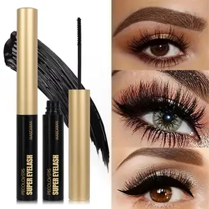 Black Mascara Lengthening Curling Waterproof Long Lasting Fast Drying 3D Eyelashes Make Up Beauty Eye Korean Cosmetic Fluffy Lashes Mascara