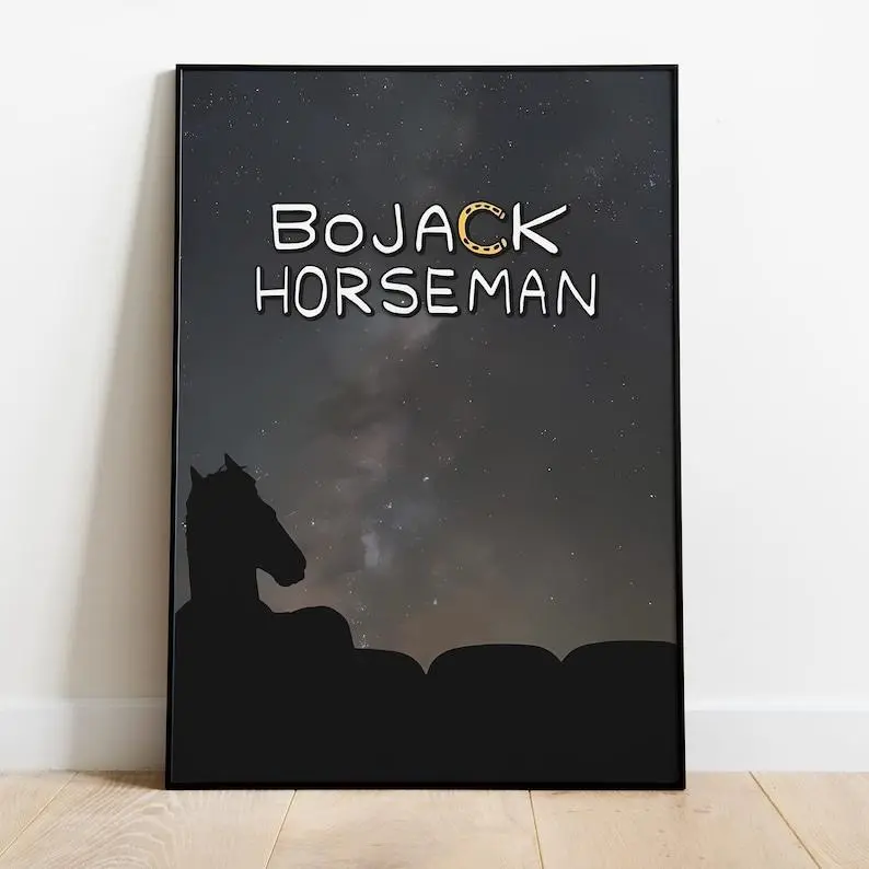 Bojack Horseman Poster, Wall Art & Fine Art Print, Home Decor, Cartoon Series Poster Gift 02