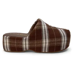 COCONUTS by Matisse Womens Bella Platform Mule Clogs Casual - Brown