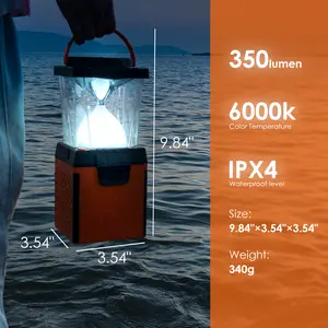Portable salt water LED emergency lights, non-polluting lighting for power outages, rainy days, night fishing and camping, battery-free design, indoor and outdoor use