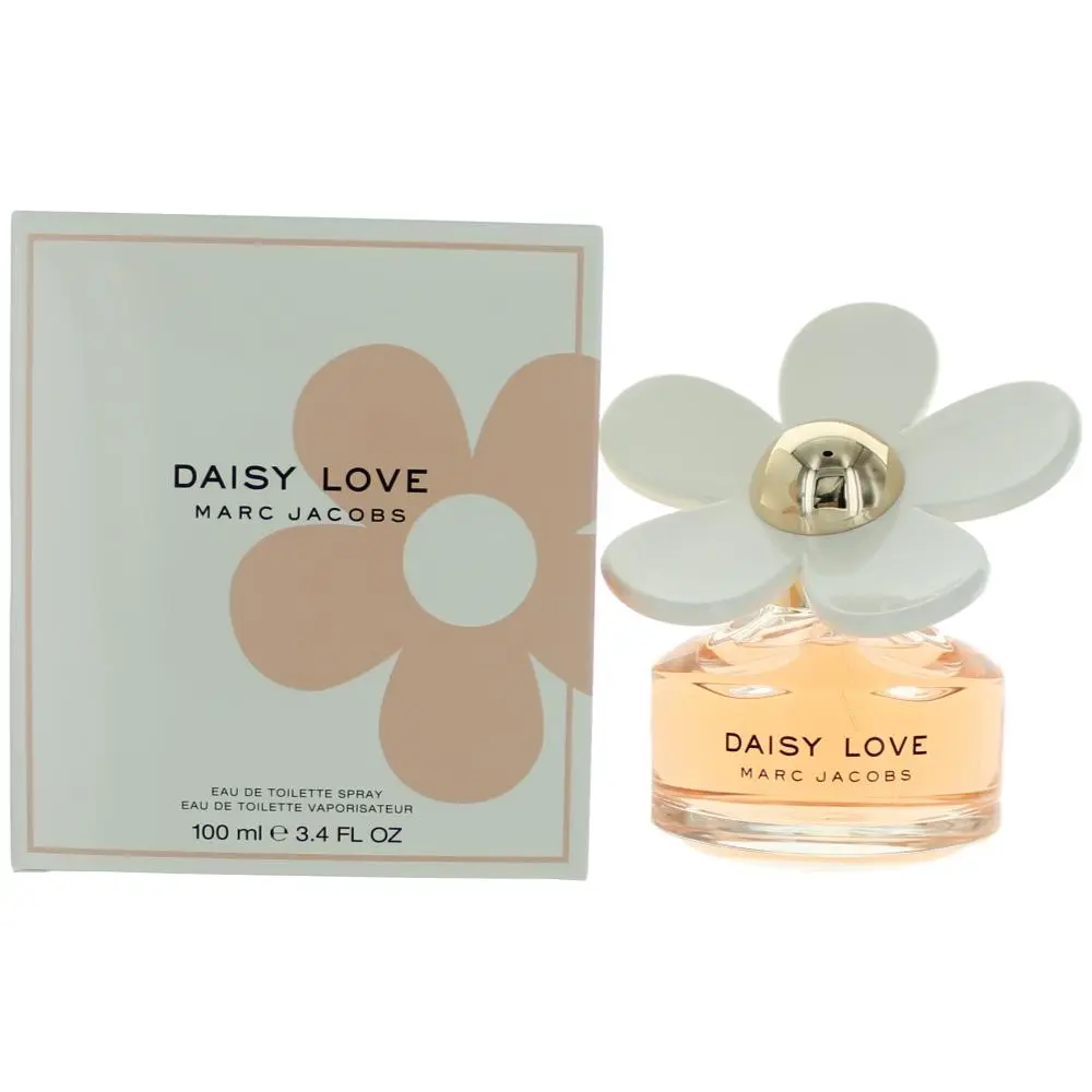 Marc Jacobs Daisy Love Women's Floral Fruity EDT - 3.4 oz Bottled Spray Women's Fragrance (3 to 3.9 fl oz Range), Daisy Women's Fragrance