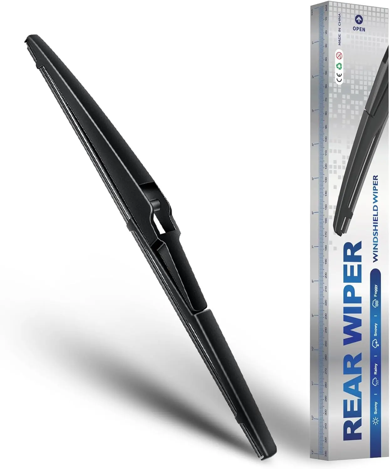 14-Inch Rear Windshield Wiper Assembly, OEM Replacement for Mazda CX-5 2013-2025, Streak-Free No-Noise Back Window Wiper Blade