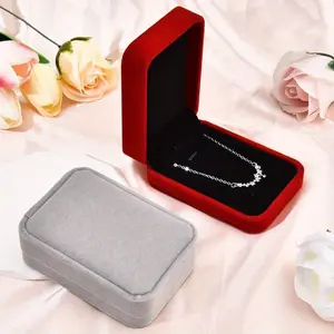 Elegant Necklace Storage Box, 1 Count Jewelry Display Box with Lid, Jewelry Organizer for Pendants, Jewelry, and Accessories, Gift Jewelry Box